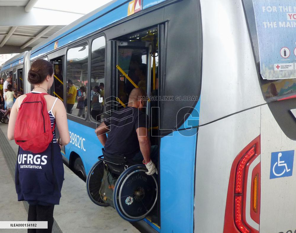 Step-free bus in Rio de Janeiro