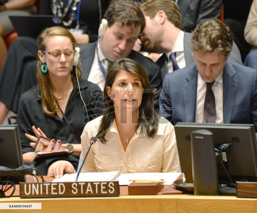 Emergency meeting of U.N. Security Council on Gaza