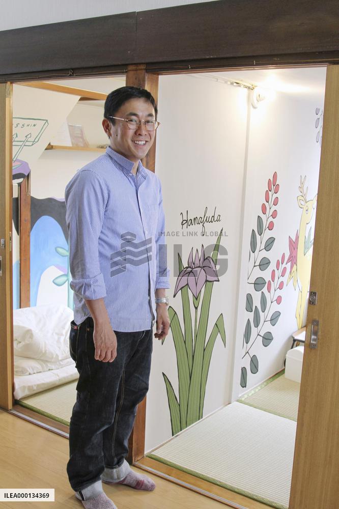 Guesthouse with artistic creations