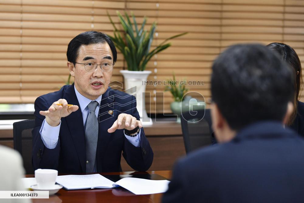 S. Korean Unification Minister Cho