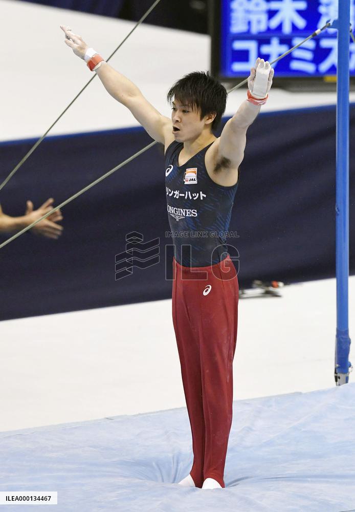 Gymnastics: Uchimura wins his 10th straight NHK Cup