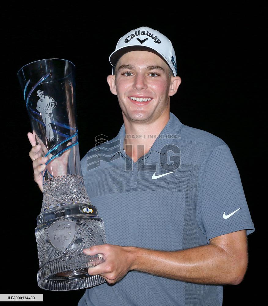 Golf: Aaron Wise wins AT&amp;T Byron Nelson