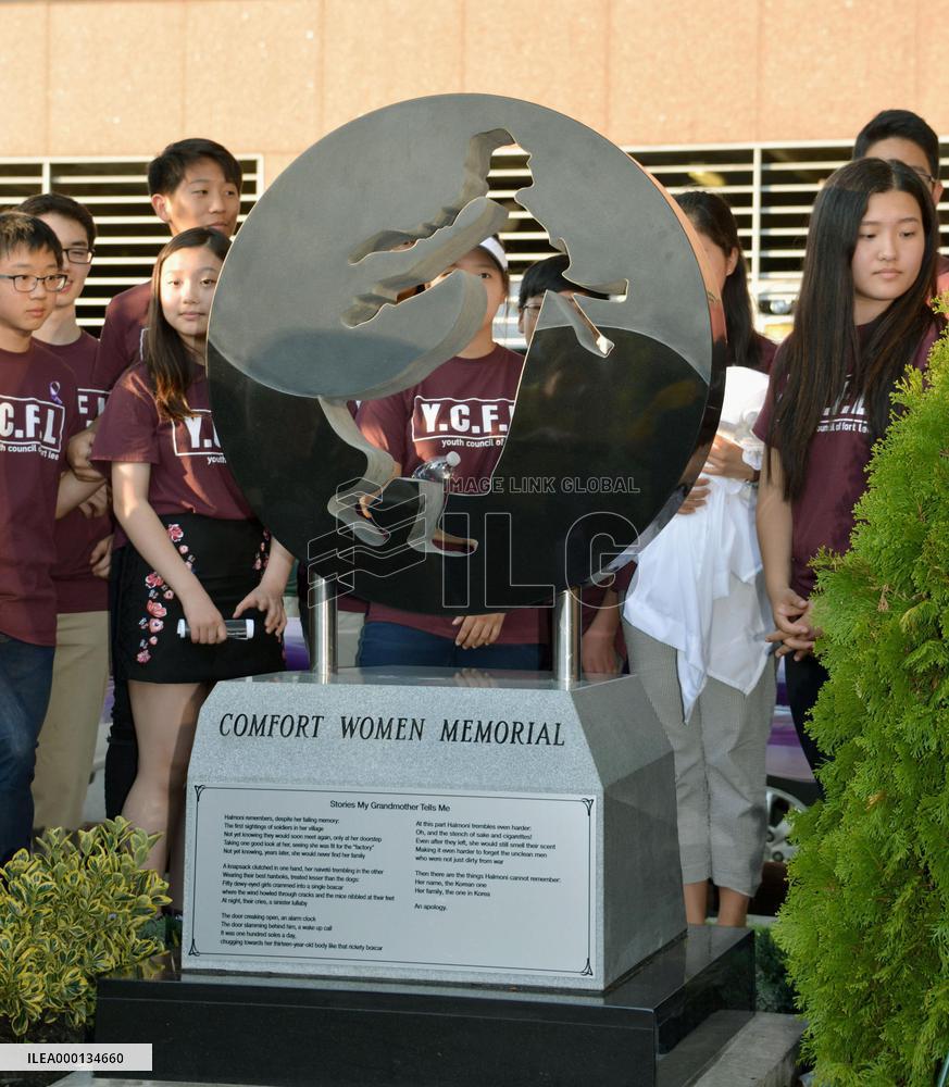Comfort women monument in U.S.