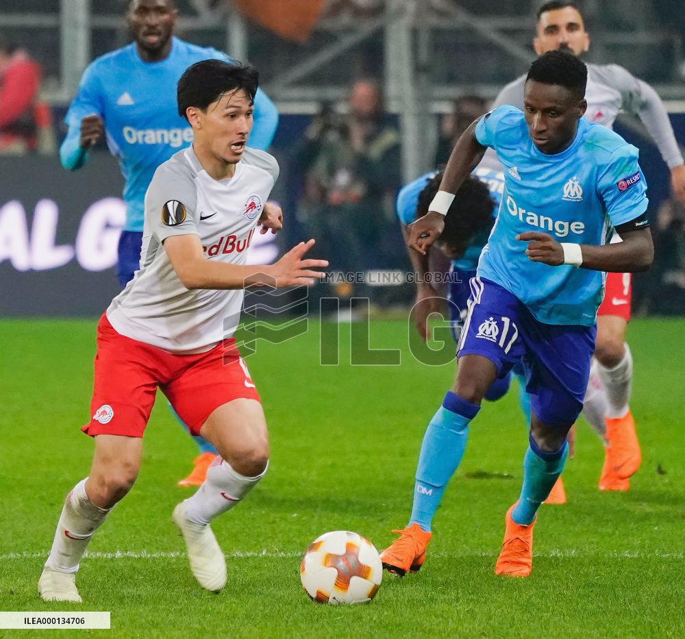 Football: Salzburg's Minamino