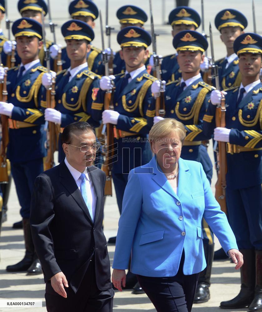 German Chancellor Merkel in China