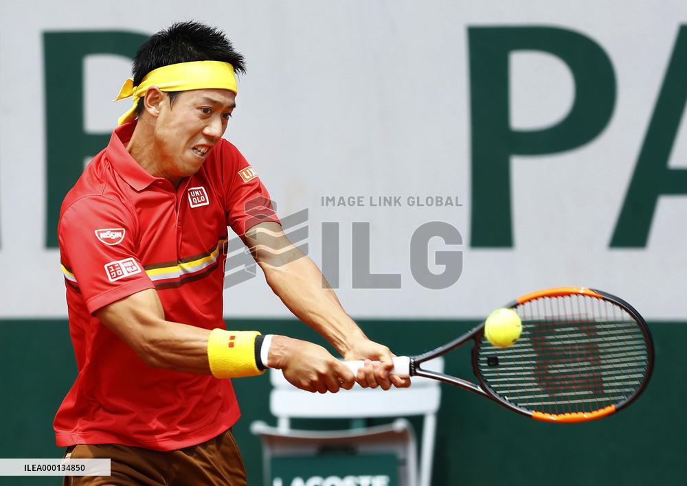 Tennis: Nishikori in French Open