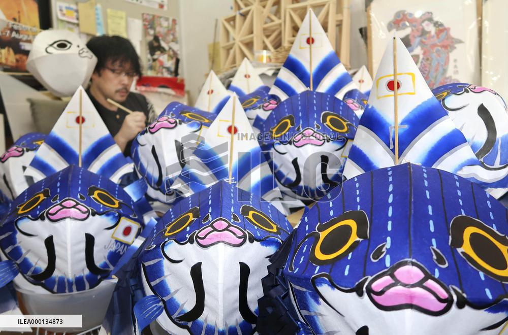 Japanese craft inspired by Samurai Blue