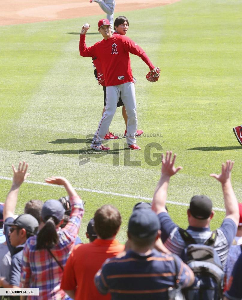 Baseball: Angels' Ohtani