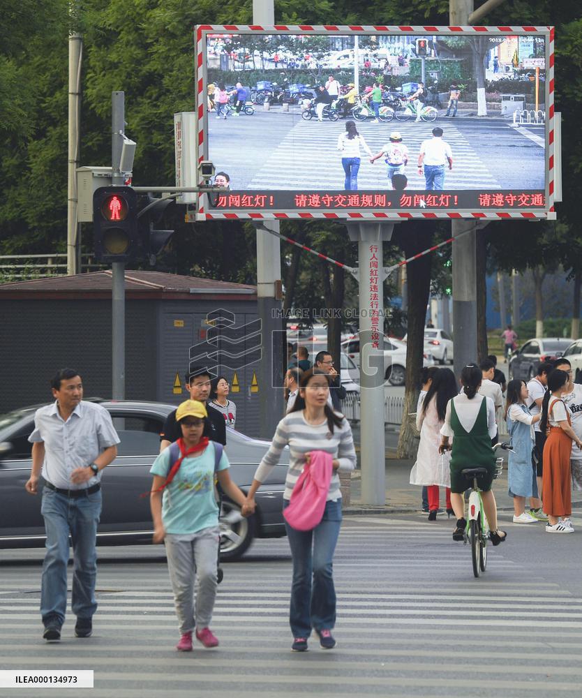 Jaywalkers in China