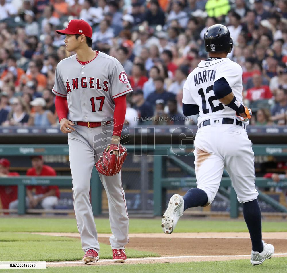 Baseball: Tigers vs Angels