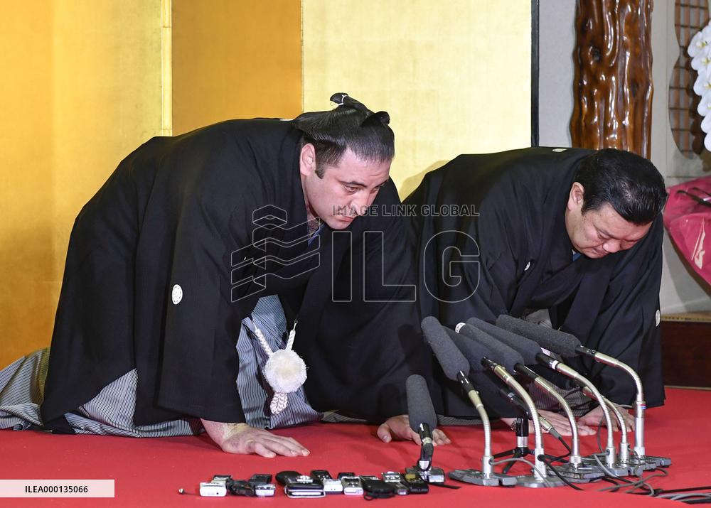 Sumo: Georgian Tochinoshin promoted to ozeki
