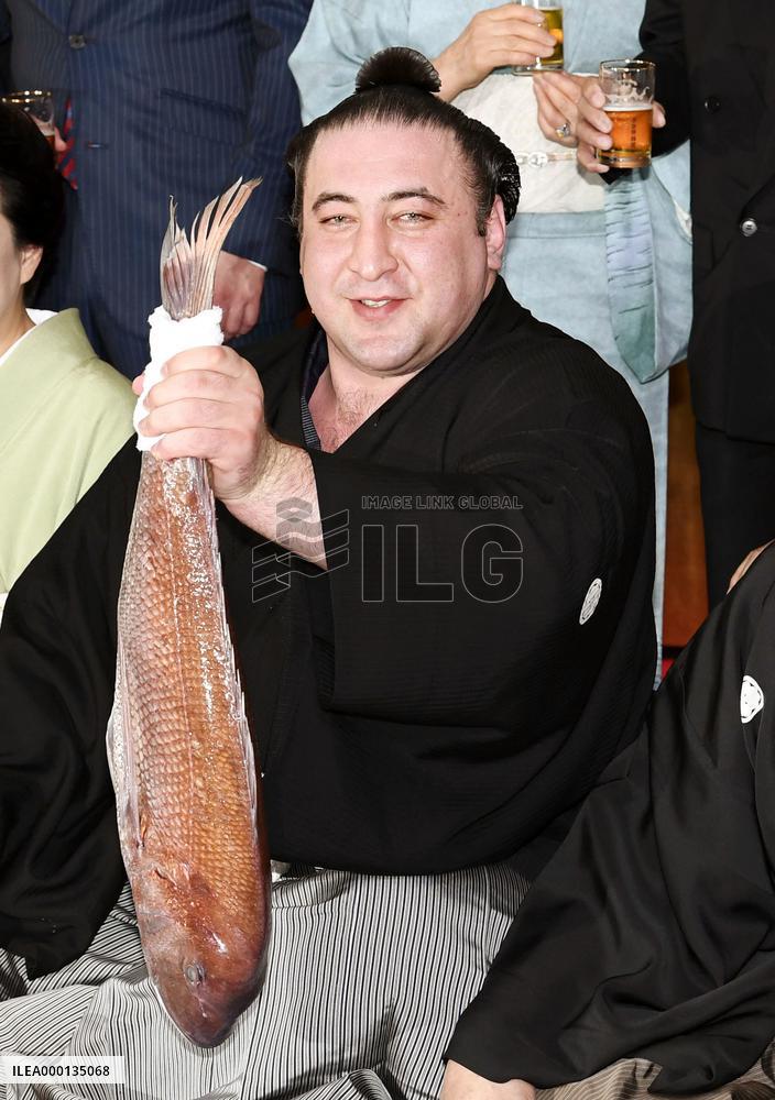 Sumo: Georgian Tochinoshin promoted to ozeki