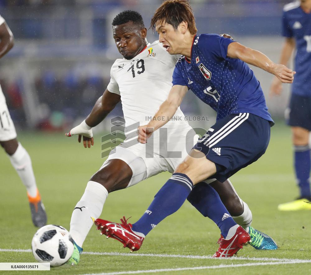Football: Japan-Ghana friendly