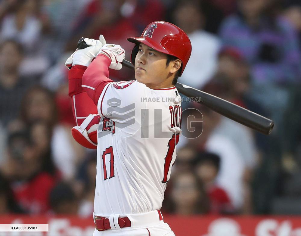 Baseball: Ohtani of Angels