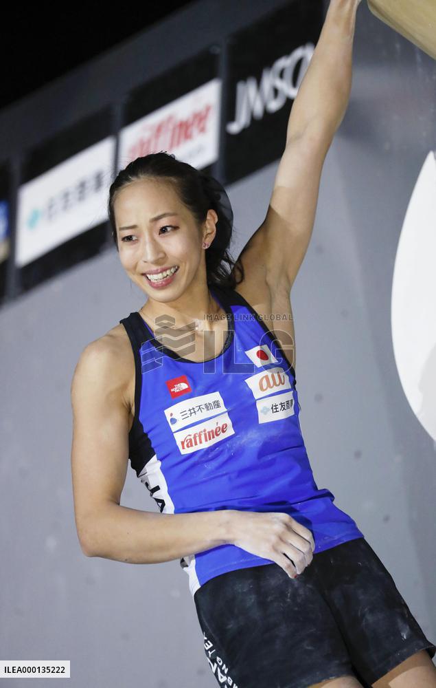 Sports climbing: Noguchi wins bouldering World Cup event in Tokyo