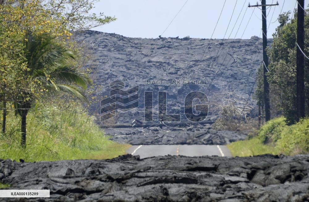 Kilauea volcano in Hawaii