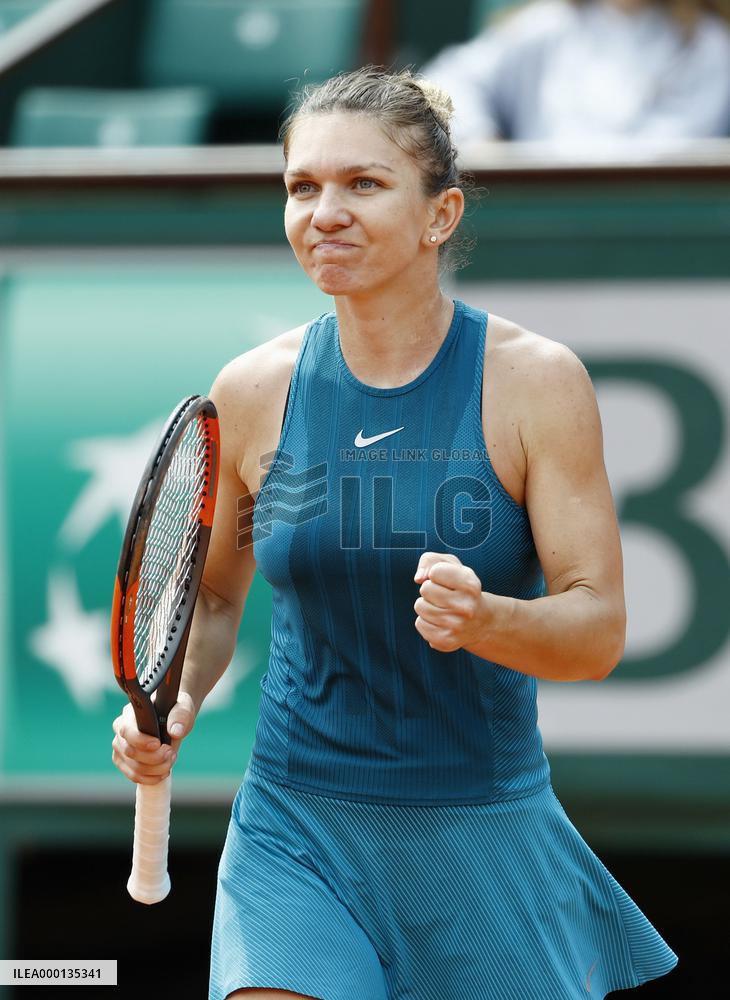 Tennis: Halep at French Open