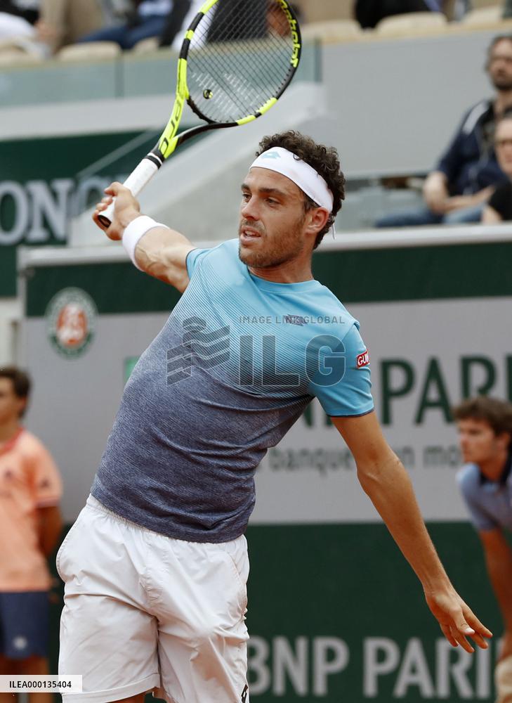 Tennis: Cecchinato at French Open