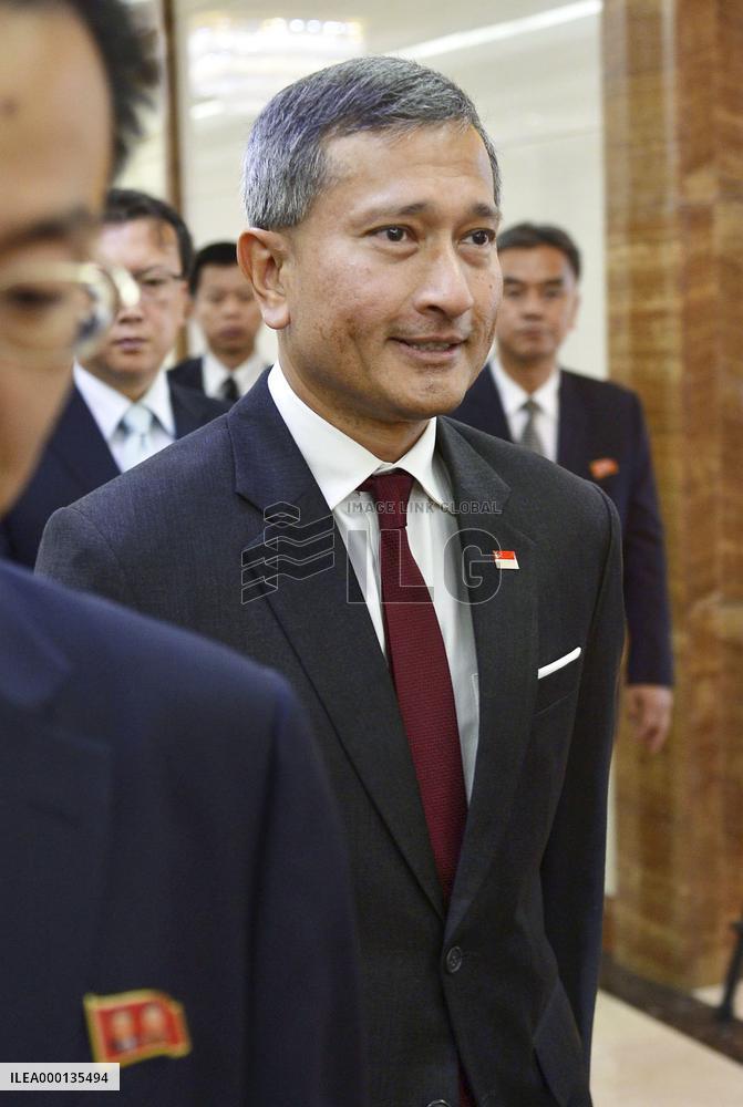 Singapore Foreign Minister Balakrishnan visits Pyongyang