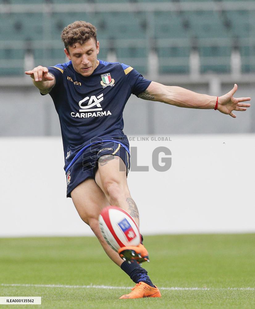 Rugby: test match between Japan and Italy