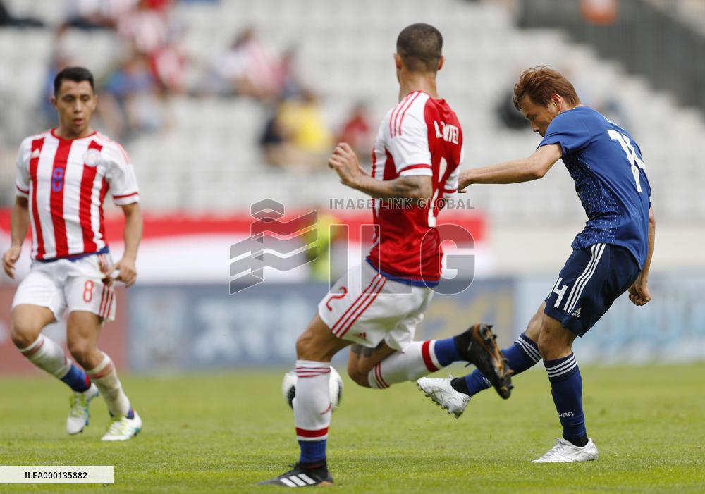 Football: Japan-Paraguay friendly