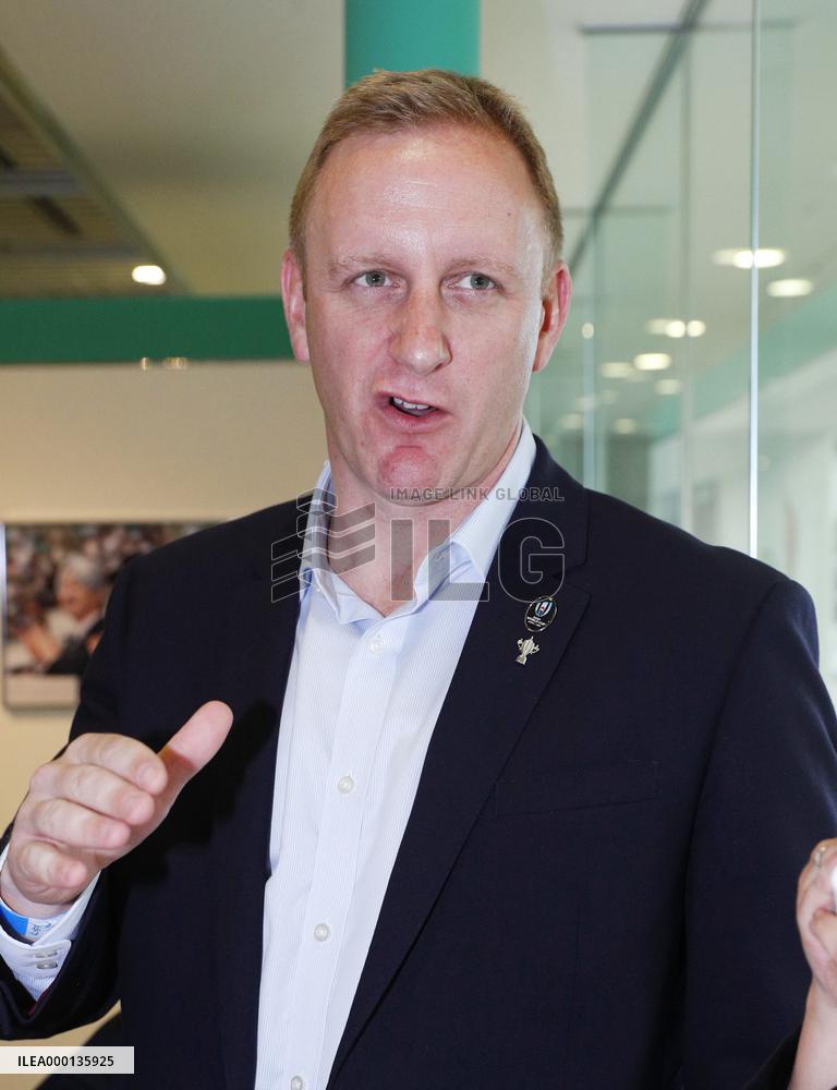 Rugby World Cup head Gilpin