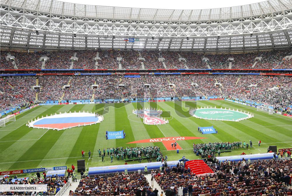 Football: Russia vs Saudi Arabia at World Cup