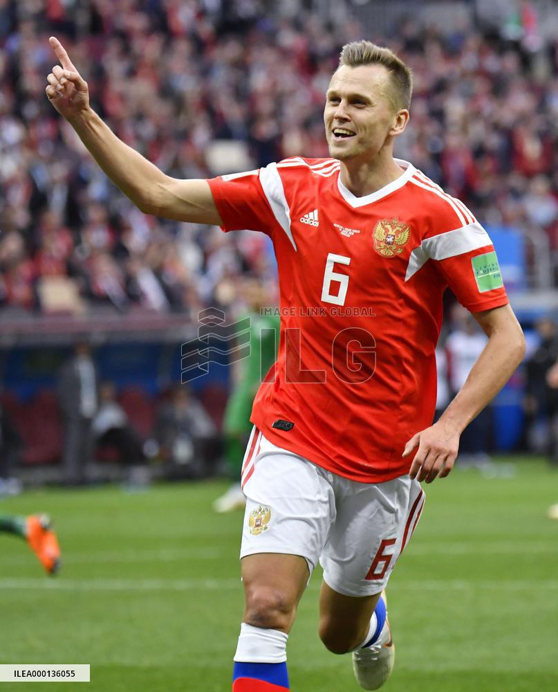 Football: Russia vs Saudi Arabia at World Cup