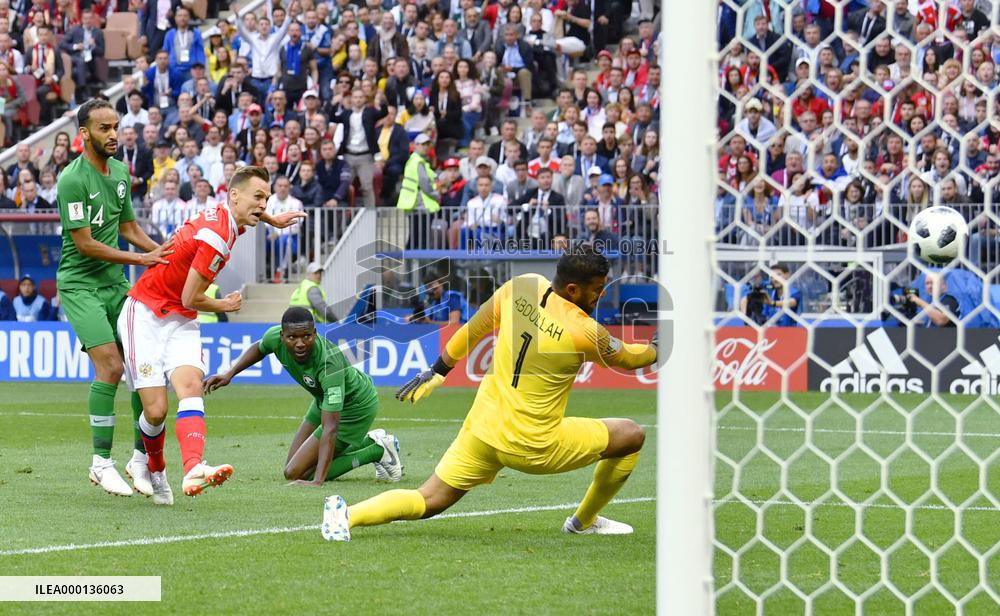 Football: Russia vs Saudi Arabia at World Cup