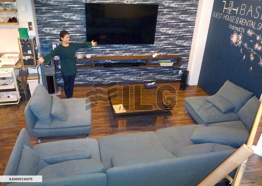 "Minpaku" private lodging in Japan