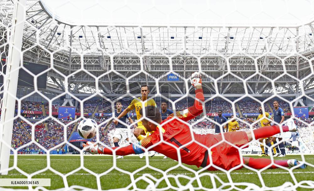 Football: France vs Australia at World Cup