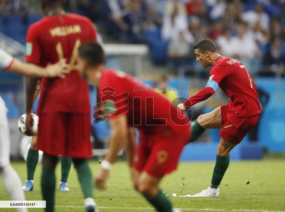 Football: Portugal vs Spain at World Cup