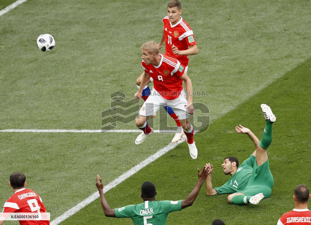 Football: Russia vs Saudi Arabia at World Cup