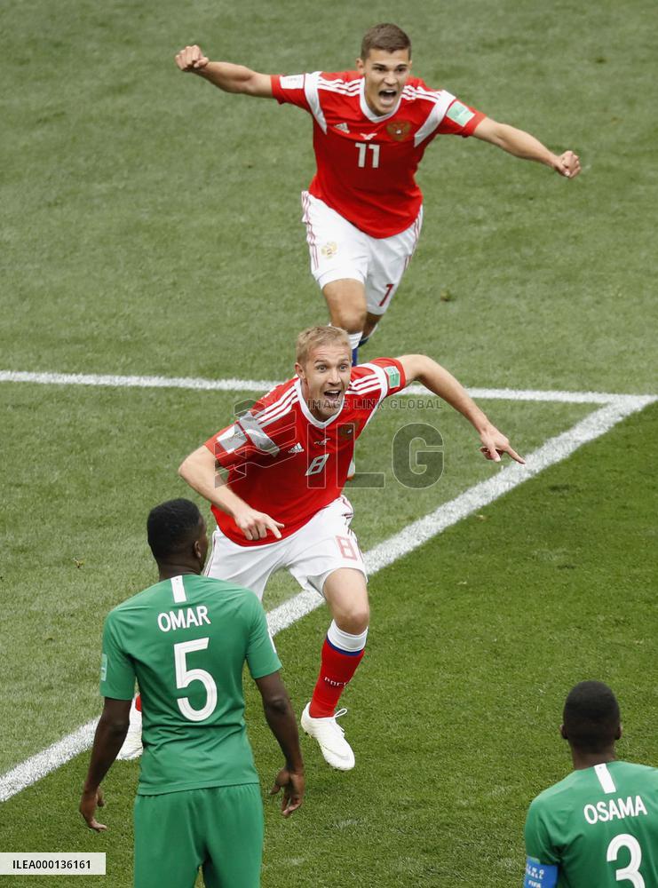 Football: Russia vs Saudi Arabia at World Cup