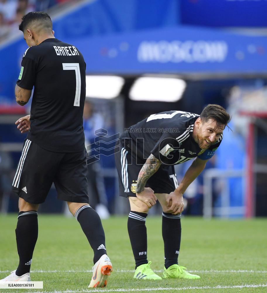 Football: Argentina vs Iceland at World Cup