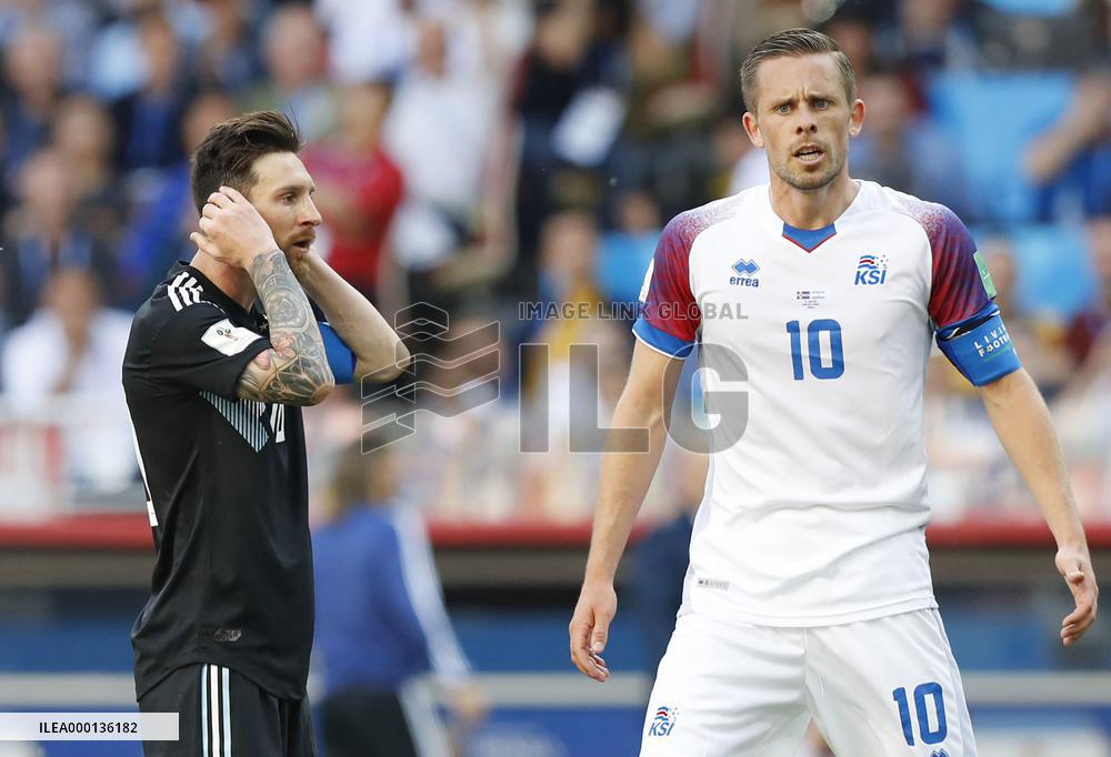 Football: Argentina vs Iceland at World Cup