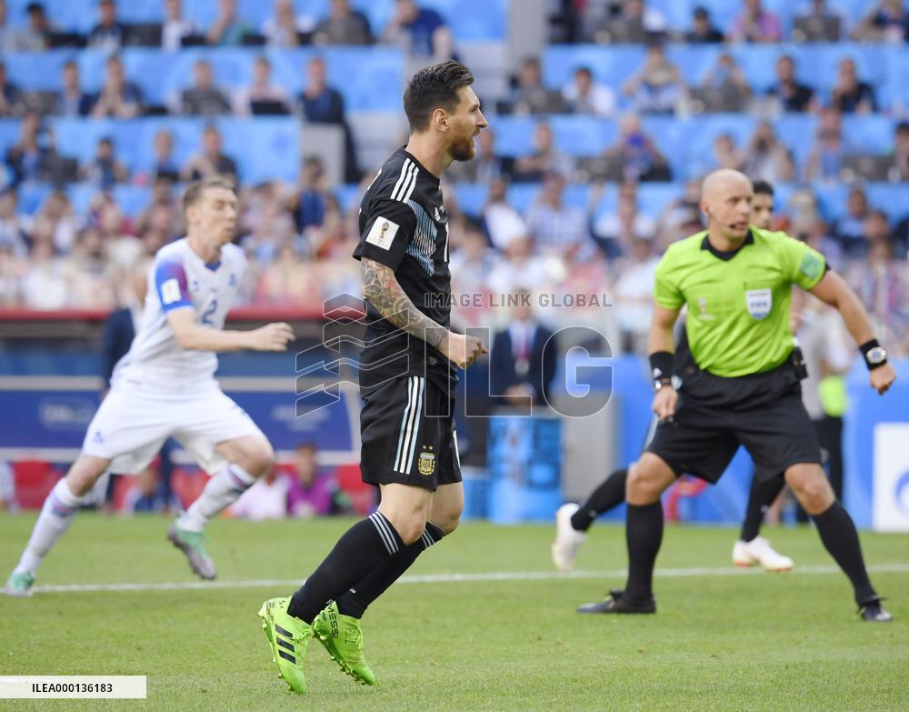 Football: Argentina vs Iceland at World Cup