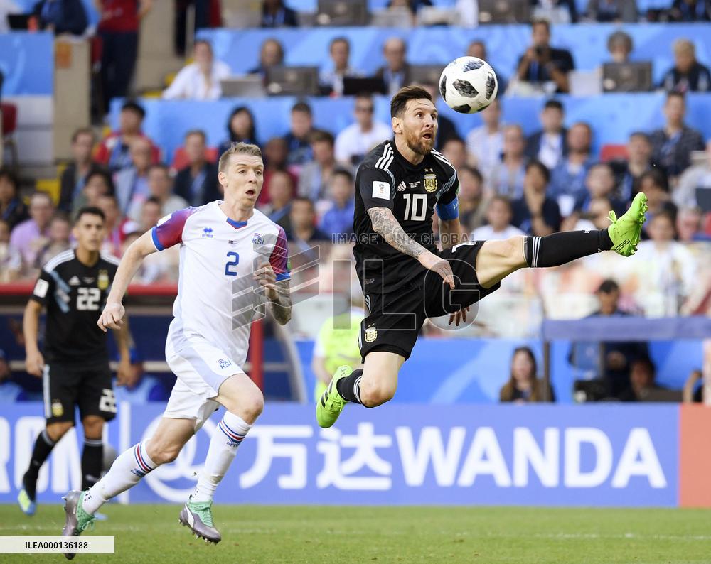 Football: Argentina vs Iceland at World Cup