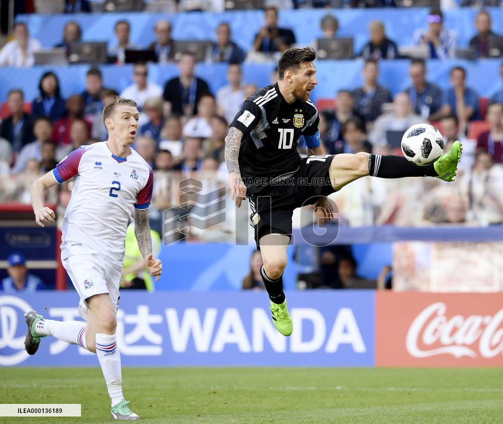 Football: Argentina vs Iceland at World Cup