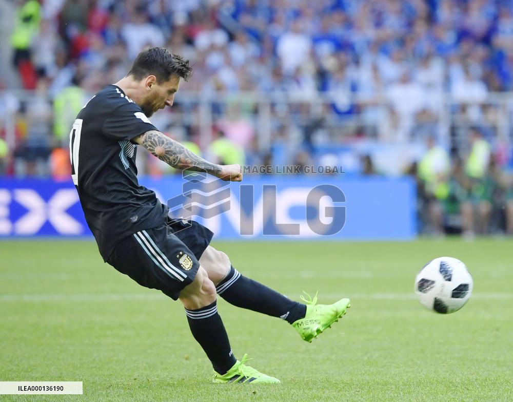 Football: Argentina vs Iceland at World Cup