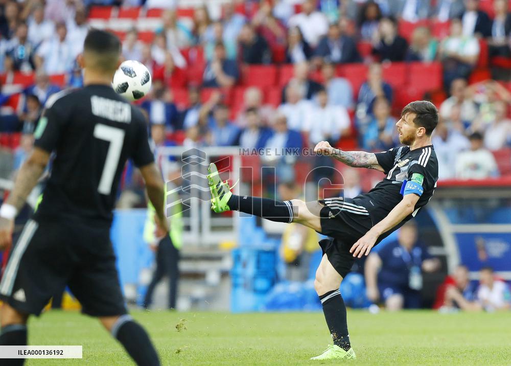 Football: Argentina vs Iceland at World Cup