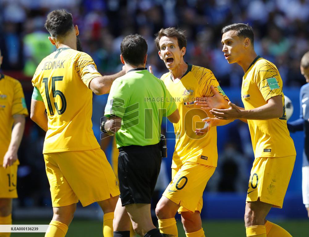 Football: France vs Australia at World Cup