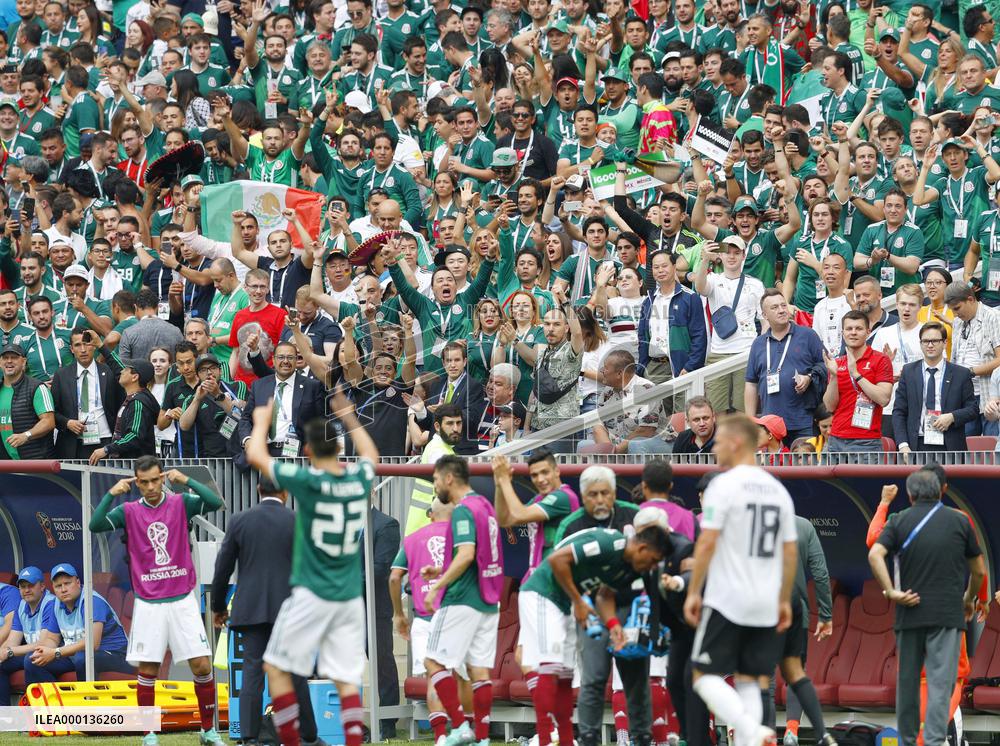Football: Germany vs Mexico at World Cup