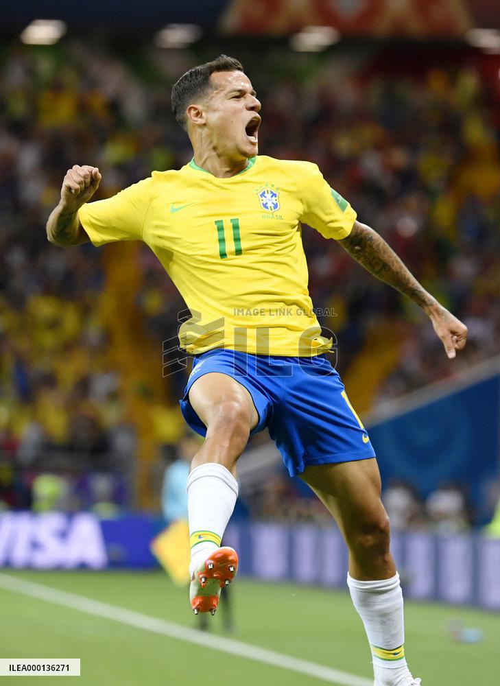 Football: Brazil vs Switzerland at World Cup