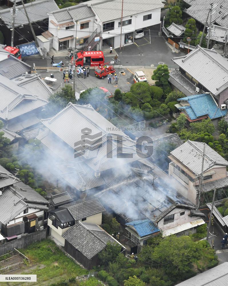 Strong quake hits western Japan