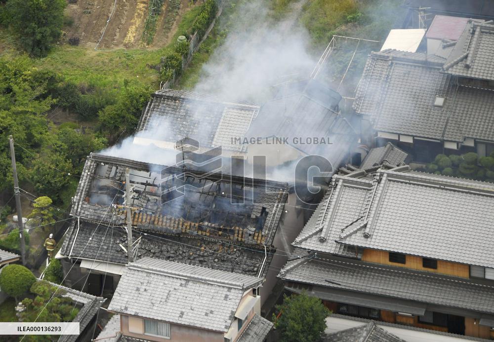 Strong quake hits western Japan