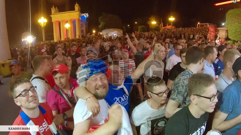 Football: Russia vs Egypt at World Cup