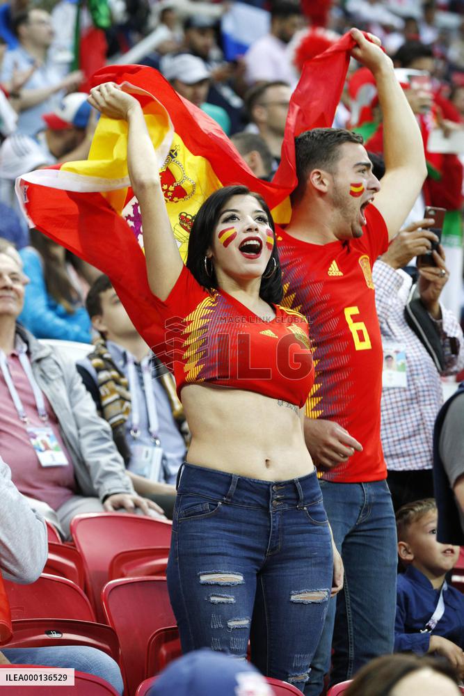 Football: Spain vs Iran at World Cup