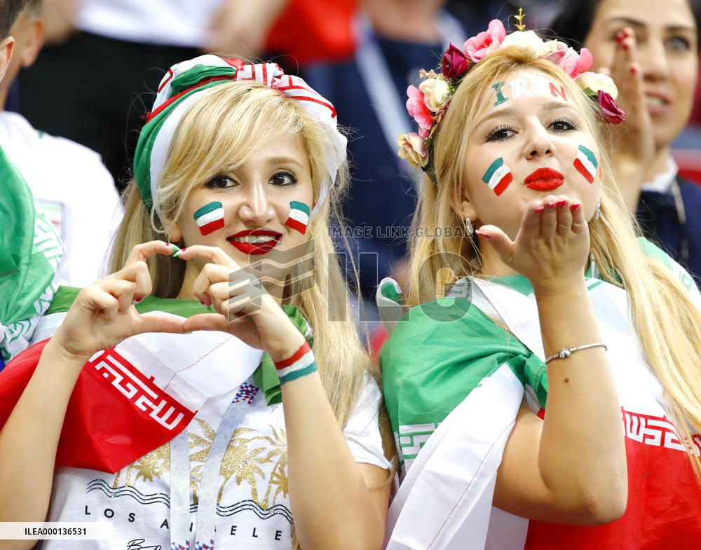 Football: Iran vs Spain at World Cup