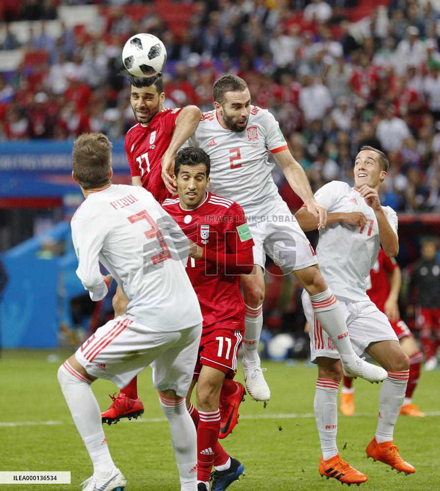 Football: Iran vs Spain at World Cup